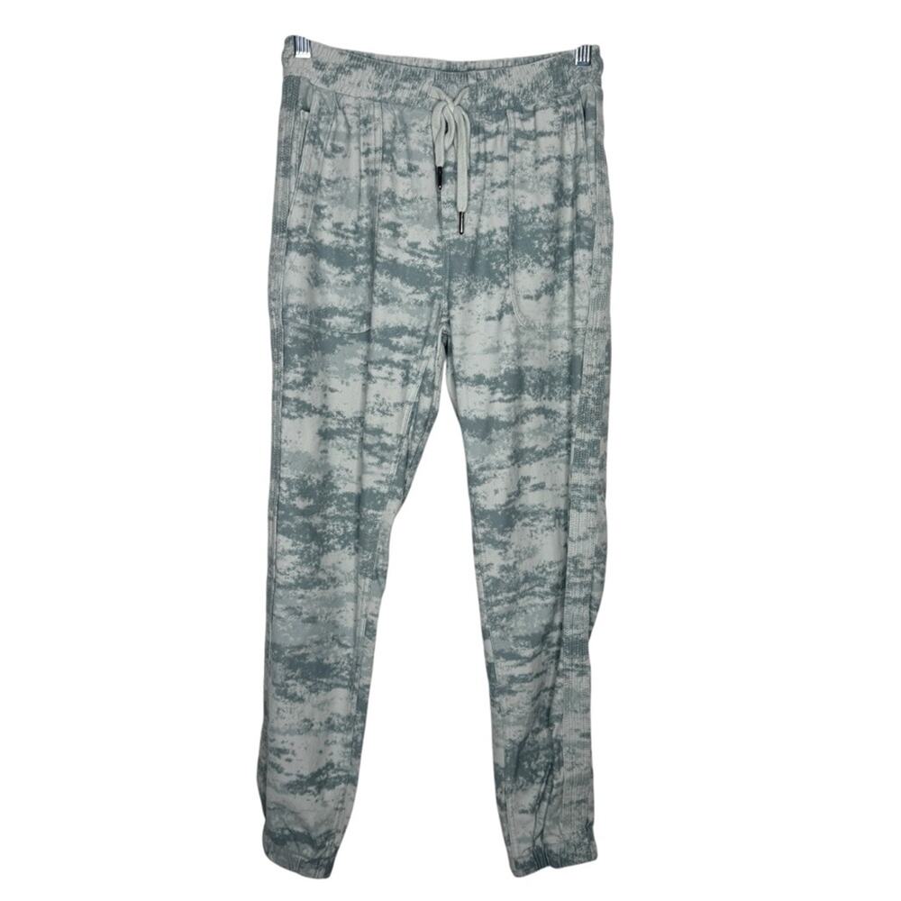 ATHLETA / Farallon jogger pants green gray abstract camo / XS